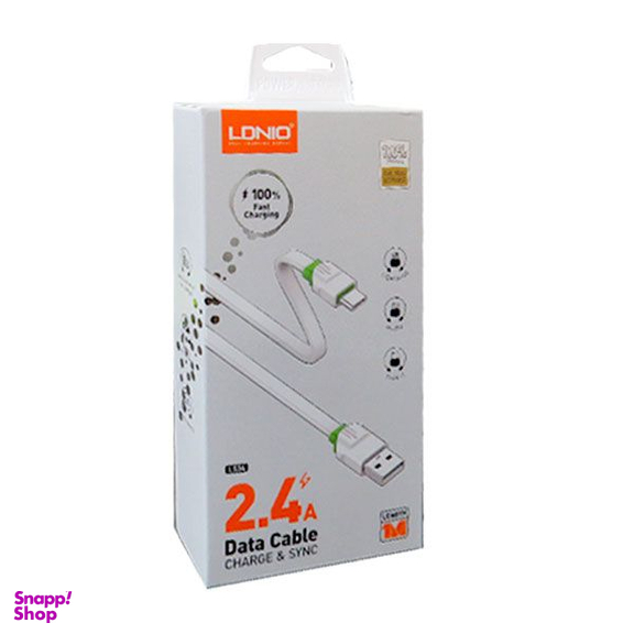 کابل تبدیل USB به microUSB الدینیو مدل LS34  طول 1 متر