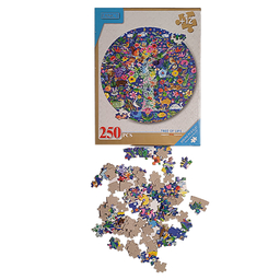 پازل دایره ای فنسی 250 قطعه طرح درخت زندگی
