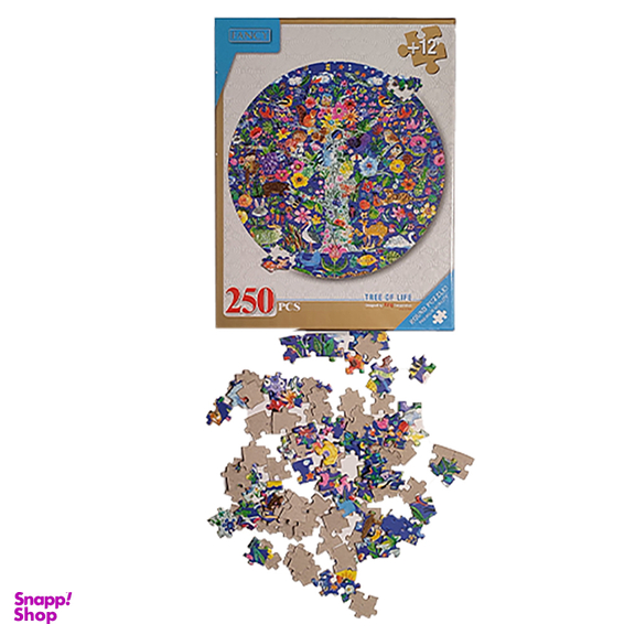 پازل دایره ای فنسی 250 قطعه طرح درخت زندگی