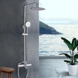 سردوش حمام پاپیروس مدل استیل New-Classic مجموعه دو عددی