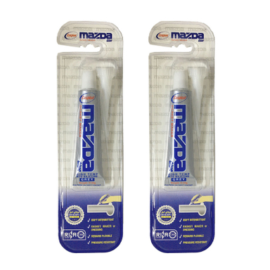 چسب سیلیکون کاسپین مدل مزدا وزن 30 گرم بسته 2 عددی