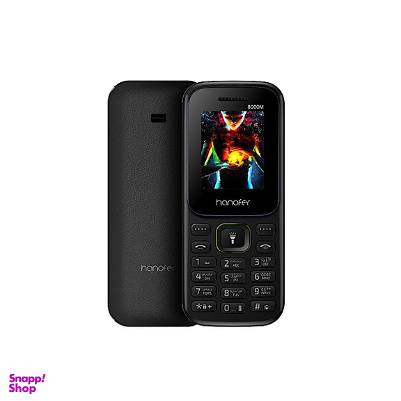 گوشی موبایل هانوفر مدل 8000 دو سیم کارت رم 128 مگابایت