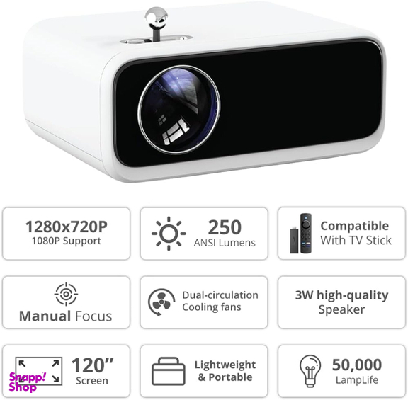 ویدیو پروژکتور ونبو مدل Wanbo Mini Pro