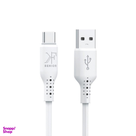 کابل دیتا USB به Type-C کی اف-سنیور کد KF Senior S18-T طول 1 متر