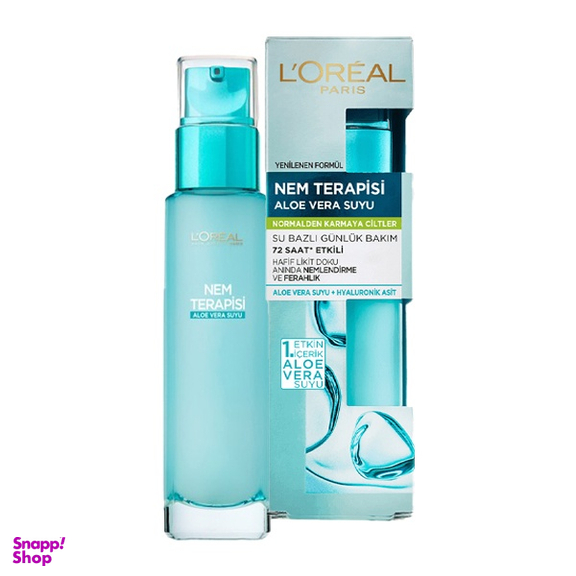 سرم آبرسان لورال مدل هیدرا جنیوس مناسب پوست نرمال تا مختلط حجم 70 میلی لیتر