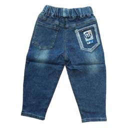 شلوار جین بچگانه مدل تدی رنگ آبی