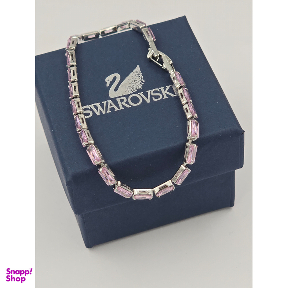 دستبند زنانه وای اس ایکس مدل کریستال سواروسکی طرح جواهر کد swar