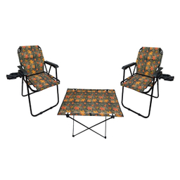 میز و صندلی تاشو سفری مدل استراکچر پاییزی بسته 3 عددی