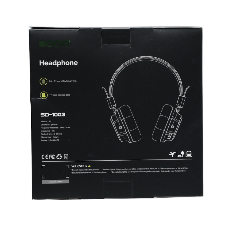 هدفون بلوتوثی سودو مدل SD-1003