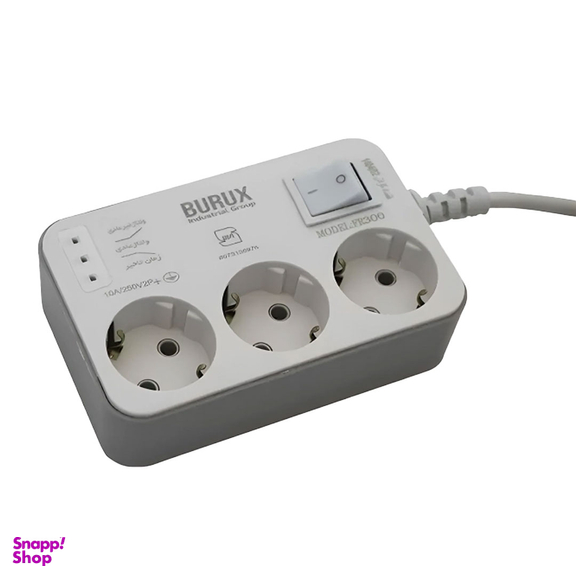 محافظ ولتاژ و چند راهی برق بروکس مدل PK300