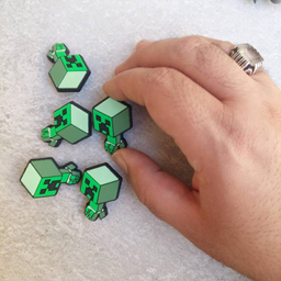 پیکسل استیکر جیبیتز کراکس مدل کریپر ماینکرفت کد 0046