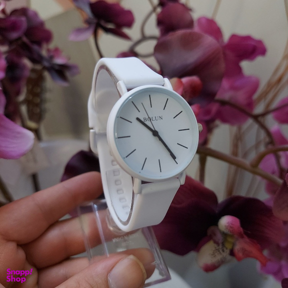 ساعت عقربه ای زنانه طرح بولون خطی کد Mk_b4512