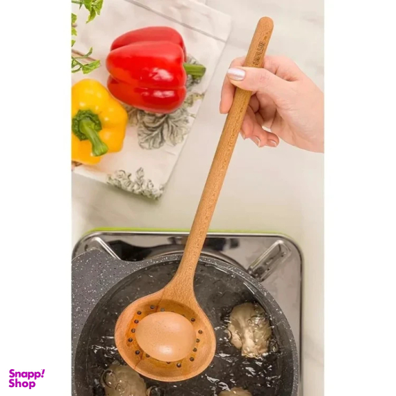 سرویس کفگیر و ملاقه لیمون مدل آریزونا مجموعه ۸ عددی