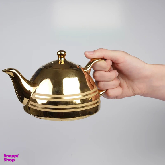 ست کتری و قوری نزاز مدل قالب ترک رنگی