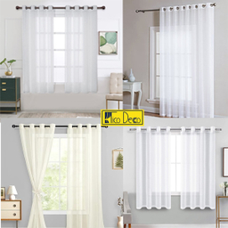 پرده تیکو دکو مدل حریر کلاسیک سایز 150 × 280 سانتی متر