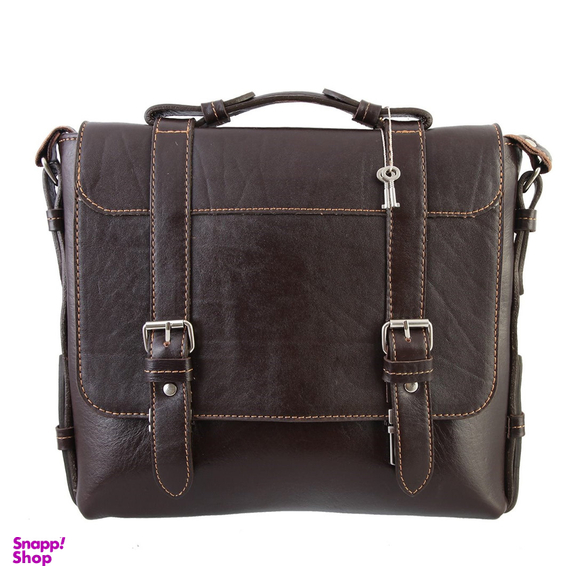 کیف دوشی چرم طبیعی گالری ماندگار مدل اسپرت 136004 کد 172545