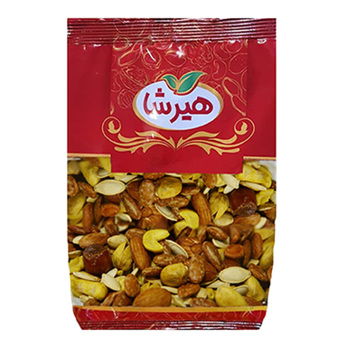 آجیل شور مخلوط سلفون قرمز هیرشا وزن ۳۰۰ گرم