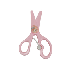 قیچی کاردستی تیغه پلاستیکی طرح کرومی کد 18