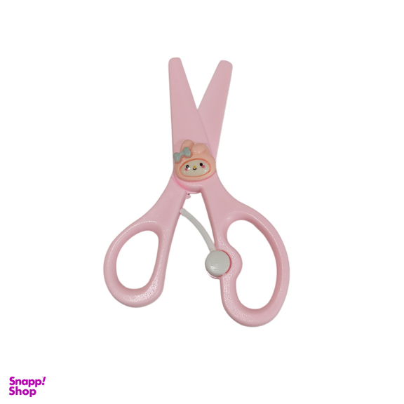 قیچی کاردستی تیغه پلاستیکی طرح کرومی کد 18