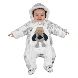 کاپشن نوزاد کد 130 رنگ سفید