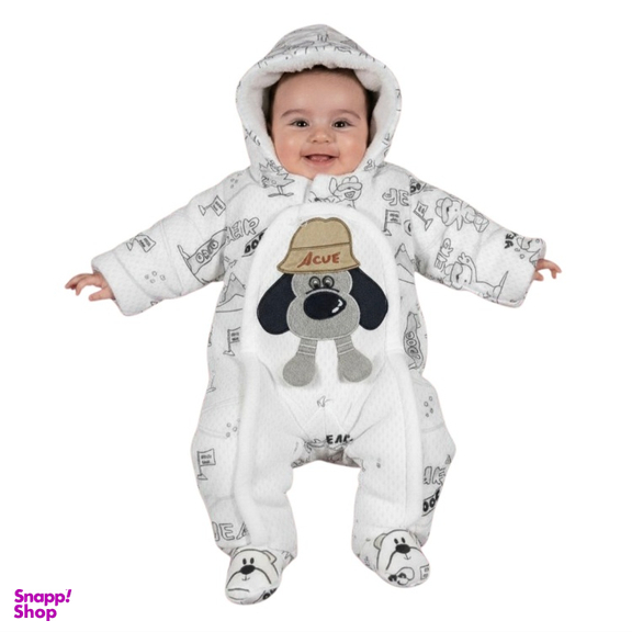 کاپشن نوزاد کد 130 رنگ سفید