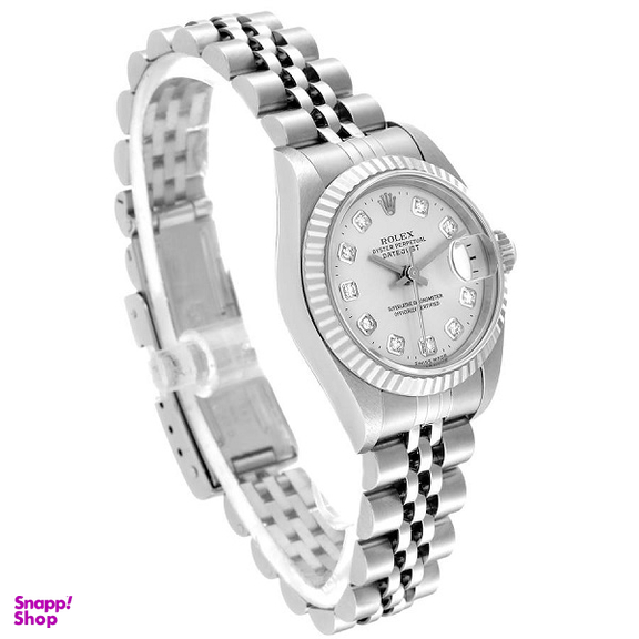 ساعت عقربه ای زنانه طرح رولکس مدل Datejust کد 000018