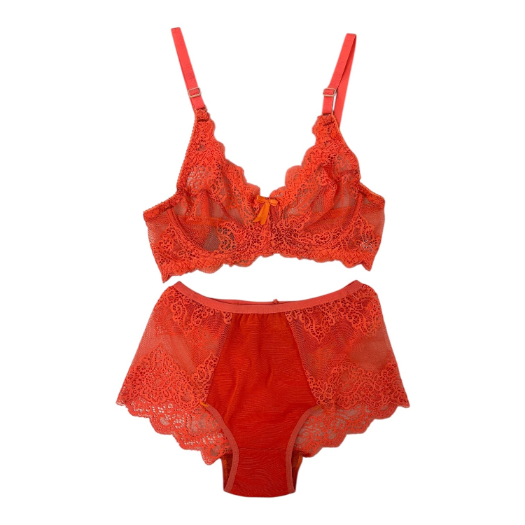 ست شورت و سوتین زنانه ژوبین کد NM-JN-03 رنگ نارنجی