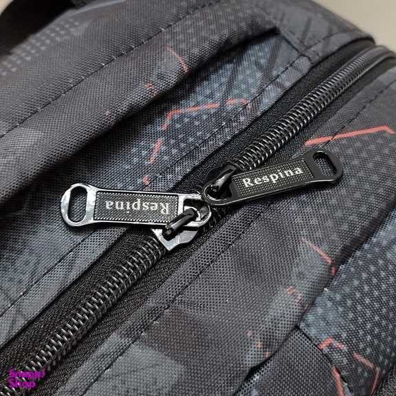 کیف مدرسه رسپینا اسپرت طرح شش ضلعی مدل hexagon با جامدادی