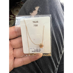 گردنبند طلا 18 عیار زنانه ستاره ظریف کد 55535
