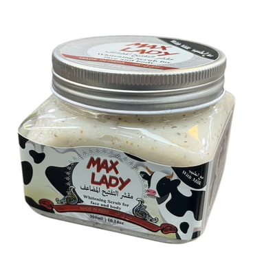 اسکراب لایه بردار مکس لیدی مدل Milk حجم 300 میلی لیتر