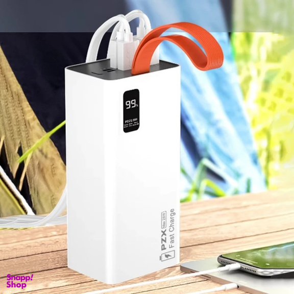 پاوربانک پی زد ایکس مدل V78 Fast Charge 22.5W ظرفیت 40000 میلی آمپر ساعت