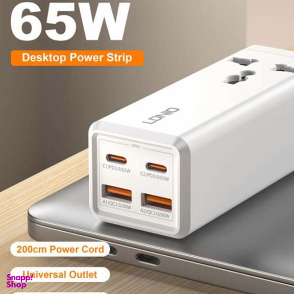 شارژر رومیزی 65 وات الدینیو مدل A4610C