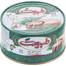 کنسرو تن ماهی با شوید در روغن طبیعت وزن 180 گرم بسته 4 عددی