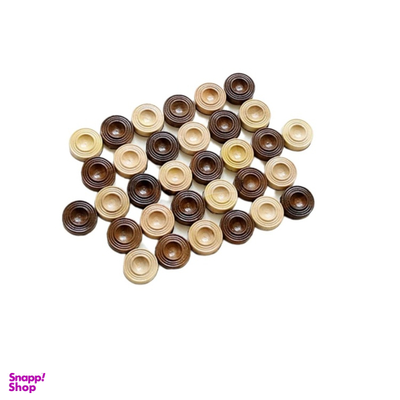 مهره چوبی کد 320 مجموعه 32 عددی