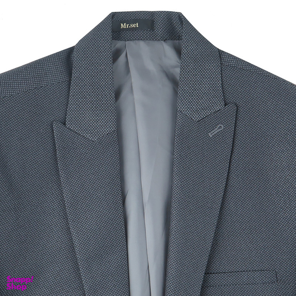 کت و شلوار مردانه مدل پارچه جودون رنگ نوک مدادی