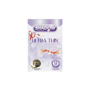 کاندوم شادو مدل Ultra Thin بسته 12 عددی