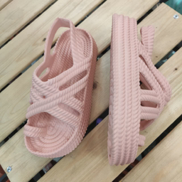 دمپایی دخترانه زیتون مدل ساحلی رنگ صورتی