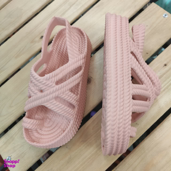 دمپایی دخترانه زیتون مدل ساحلی رنگ صورتی