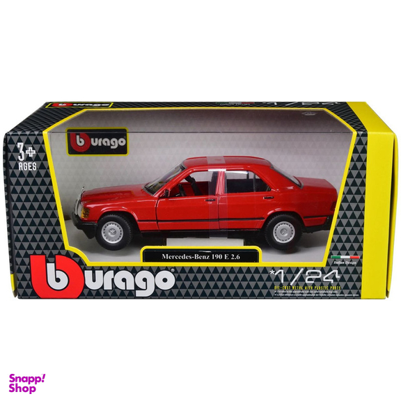 ماکت ماشین بوراگو مدل Mercedes Benz 190E 2.6 W201