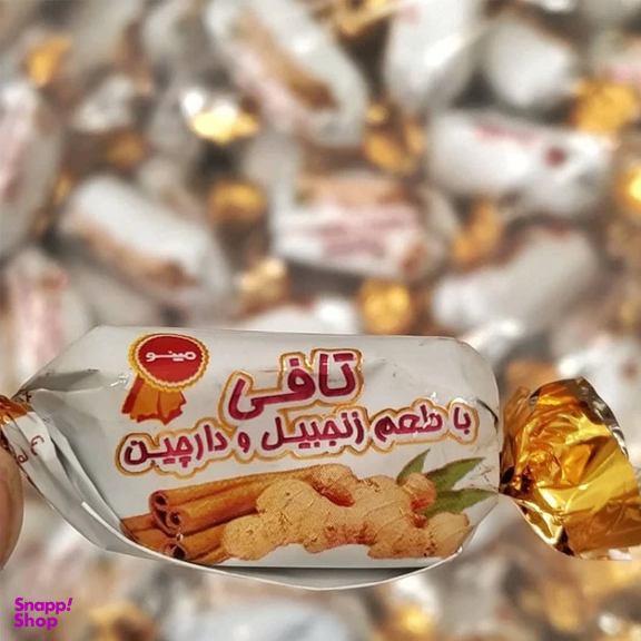 تافی دارچین و زنجبیل مینو وزن 500 گرم