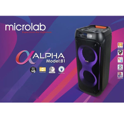 اسپیکر بلوتوثی قابل حمل میکرولب مدل alpha-81