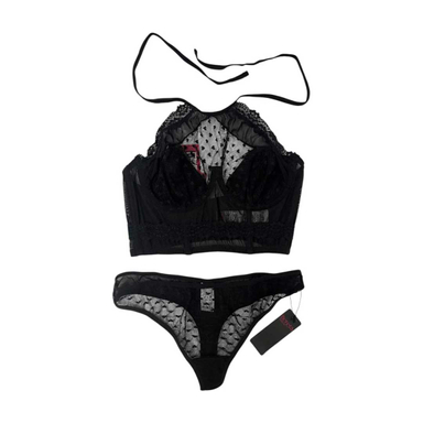 ست شورت و سوتین زنانه برتا کد NM-BR-01 رنگ مشکی