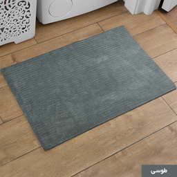 پادری شاران هوم مدل اسفنج دار طرح مخمل راه راه فانتزی سایز 40 ×65 سانتی متر