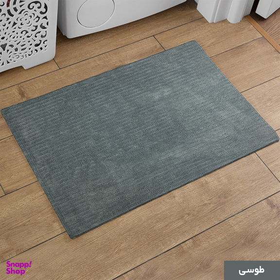 پادری شاران هوم مدل اسفنج دار طرح مخمل راه راه فانتزی سایز 40 ×65 سانتی متر