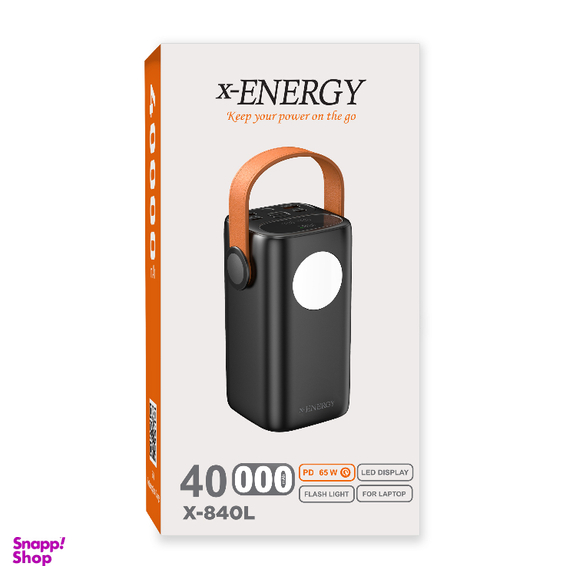 پاوربانک ایکس انرژی مدل X-840L 65W ظرفیت 40000 میلی آمپر ساعت