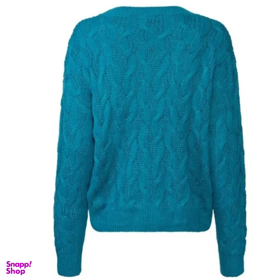 پلیور بافت زنانه اسمارا کد Z-YR54 رنگ آبی
