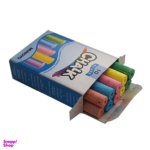 گچ رنگی مانگیو مدل M1 بسته 10 عددی