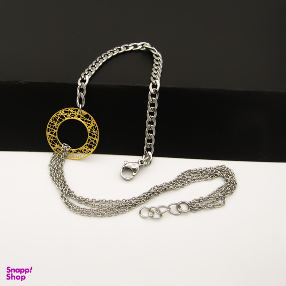 پابند طلا 18 عیار زنانه مانچو مدل ag007