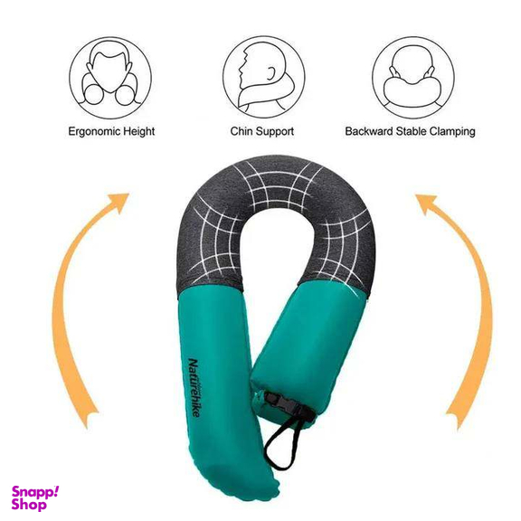 بالش بادی گردنی نیچرهایک مدل Multifunctional Extended U-Shaped Inflatable Pillow کد ZT004