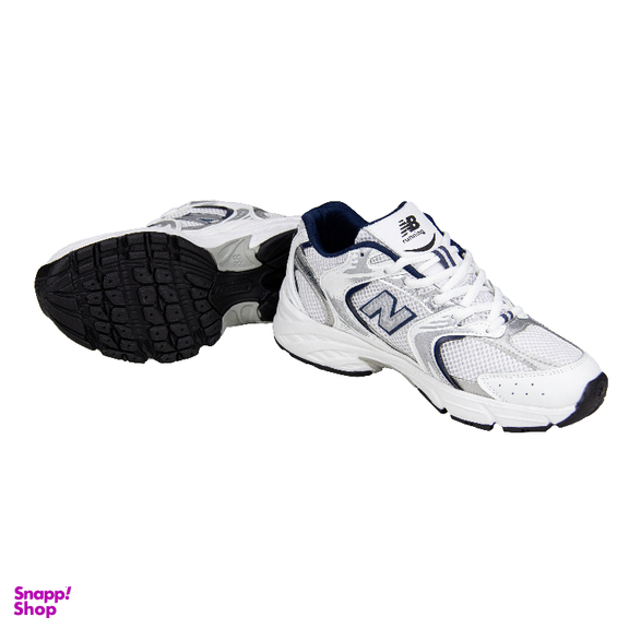 کفش ورزشی زنانه طرح نیوبالانس 530 کد 2333 رنگ سفید سرمه ای